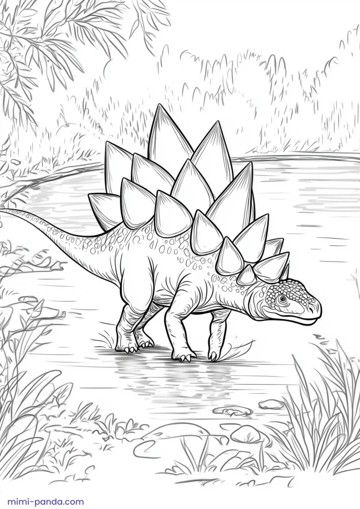 Dinosaur Coloring Book 3