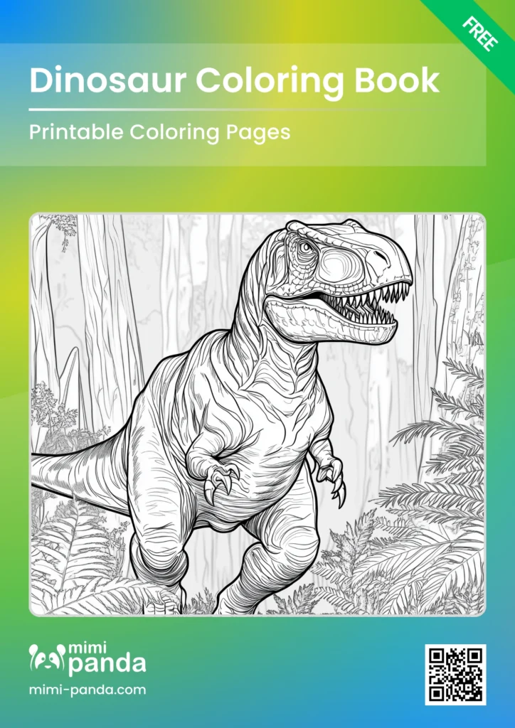 Dinosaur Coloring Book 1