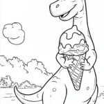 Dinosaur Coloring Book for Kids