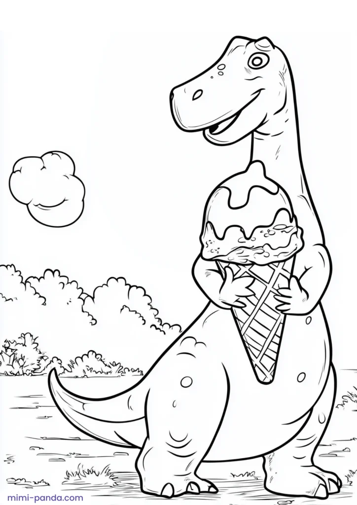 Dinosaur Coloring Book for Kids 4