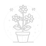 Easy Flower Colouring Pages