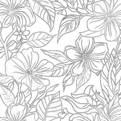 Floral Pattern Coloring Pages - Printable Coloring page