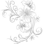 Flower Coloring Pattern