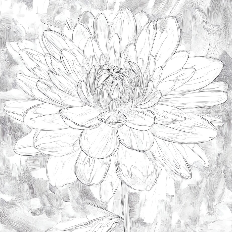 Flower Design Coloring Pages