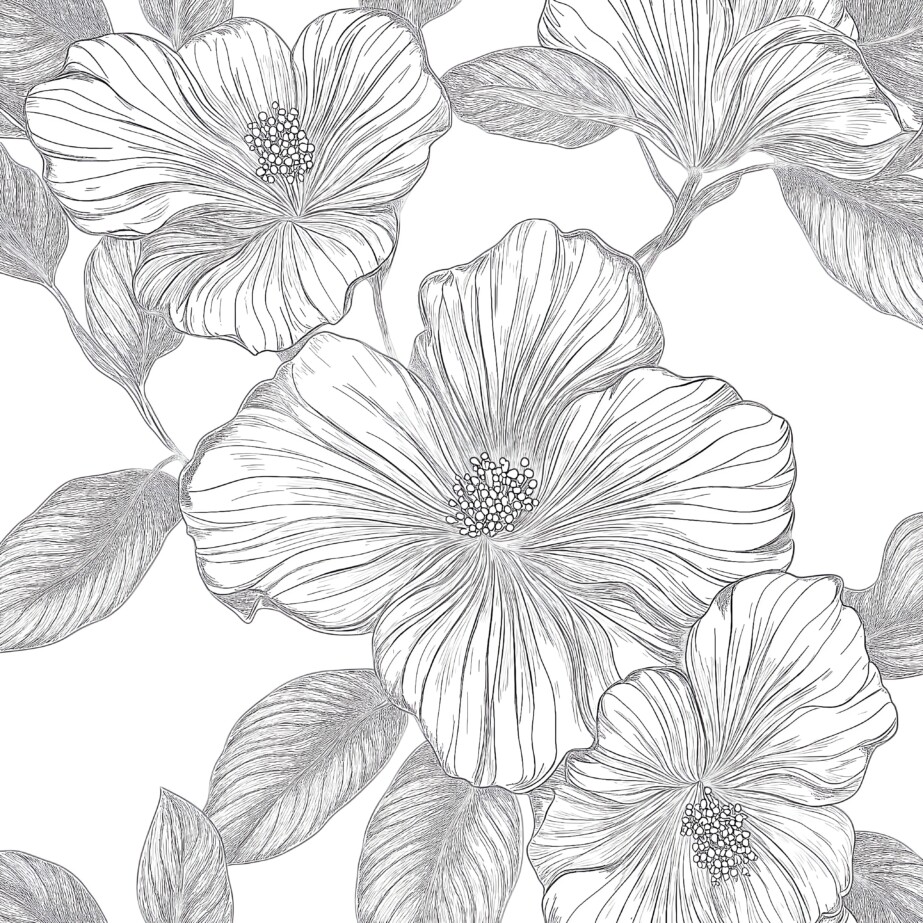 Flower Pattern Coloring