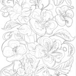 Flower Pattern Coloring Pages