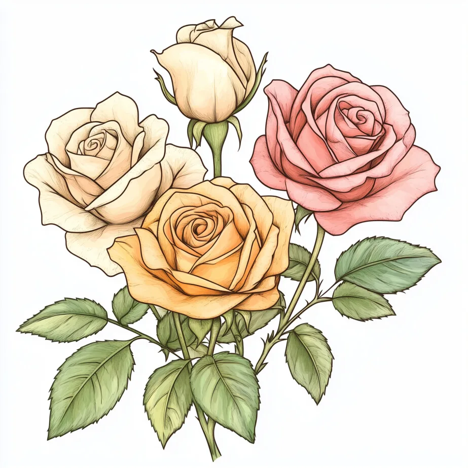 Flowers To Print Out And Color 2