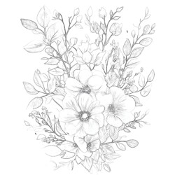 Free Coloring Pages Adults Flowers - Printable Coloring page