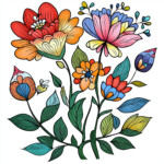 Free Coloring Pages Of Flowers For Adults 2 2