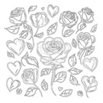 Free Printable Adult Coloring Pages Flowers