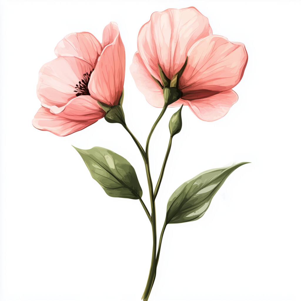 Flower Colouring Pictures To Print | Coloring Pages Mimi Panda