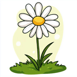 Free Printable Daisy Coloring Pages - Origin image