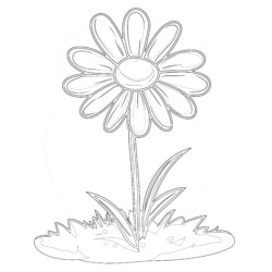 Free Printable Daisy Coloring Pages - Printable Coloring page