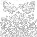 Free Printable Pictures Of Flowers And Butterflies