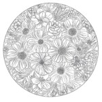 Full Page Flower Mandala Coloring Pages