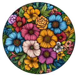 Full Page Flower Mandala Coloring Pages - Origin image