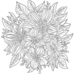 Hard Flower Coloring Pages