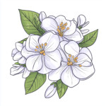 Jasmine Printable Coloring Pages 2 2