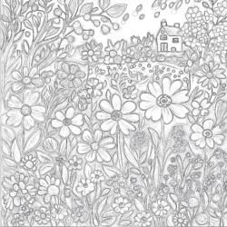 Printable Floral Coloring Pages - Printable Coloring page