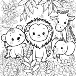 Animal Coloring Pages For Kids