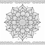 Best Mandala Coloring Page