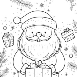 Christmas Coloring Pages For Kids - Printable Coloring page