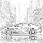Coloring Pages For Adults Cars