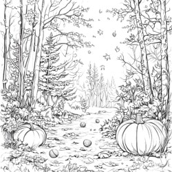 Coloring Pages For Adults Fall - Printable Coloring page