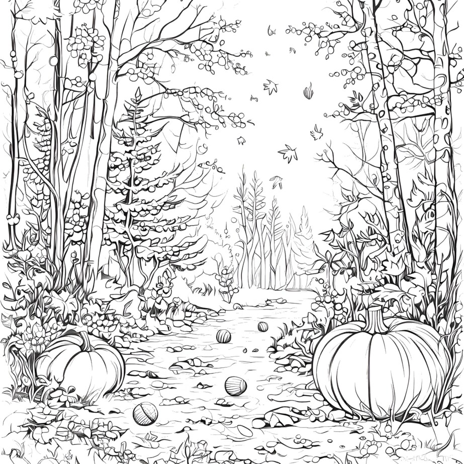 Coloring Pages For Adults Fall