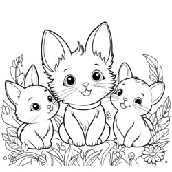Cute Coloring Pages For Kids - Printable Coloring page