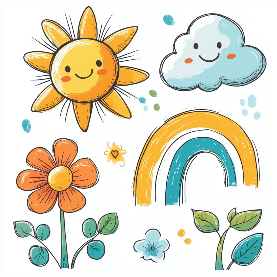 Easy Coloring Pages For Kids 2