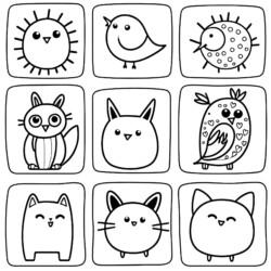 Simple Coloring Pages For Kids - Printable Coloring page
