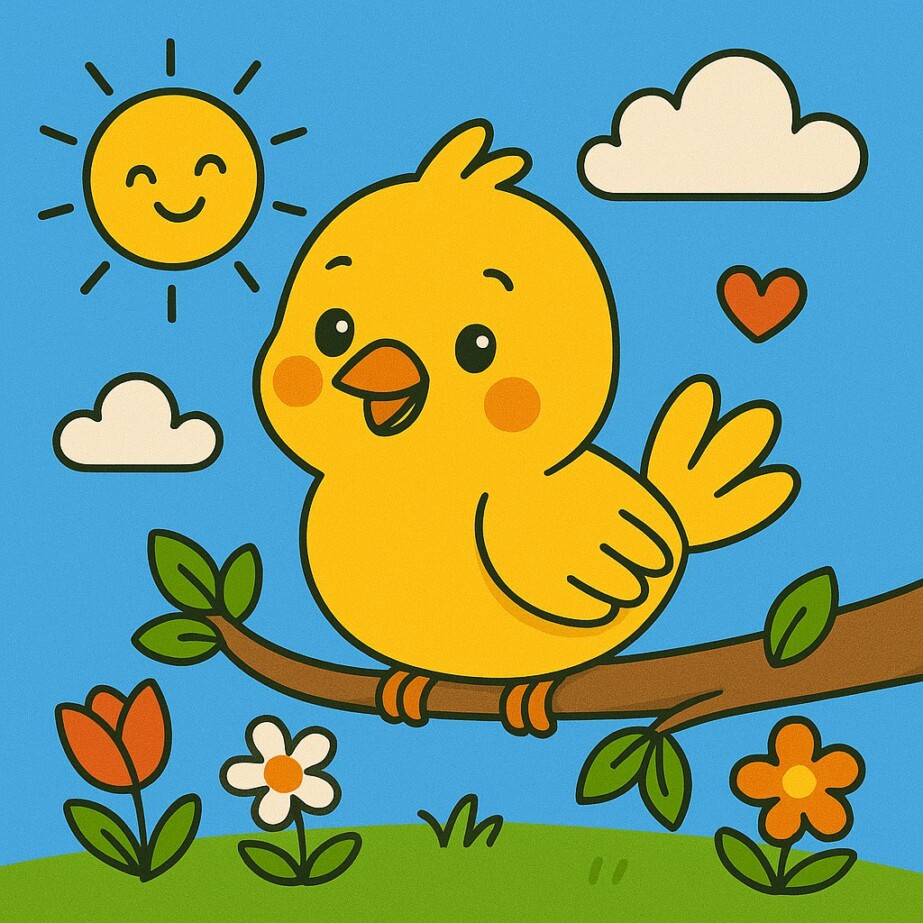 Bird Coloring Pages For Kids 2