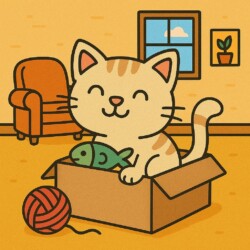 Cat Coloring Pages For Kids - Origin image