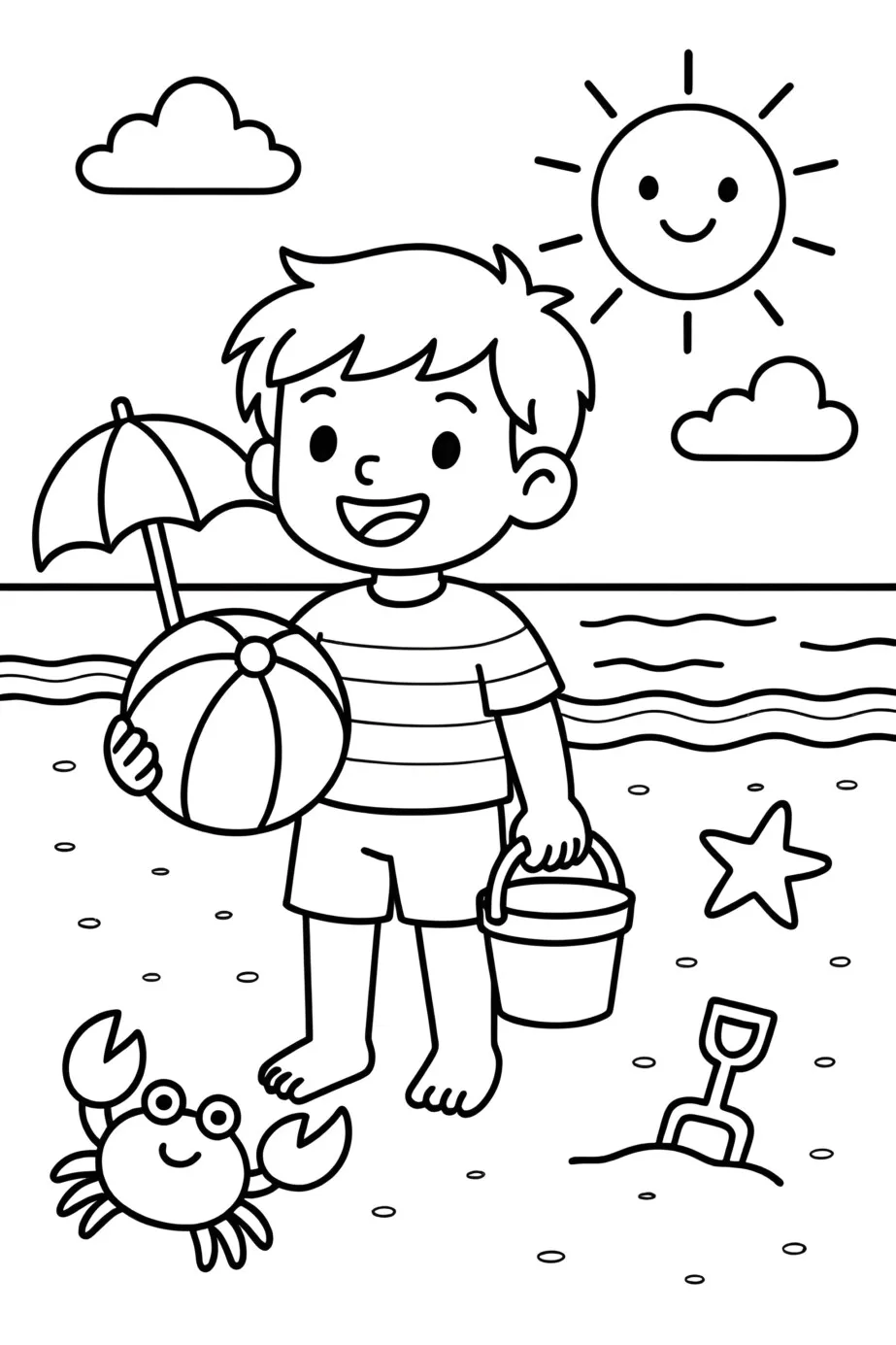Coloring Pages For Kids Summer