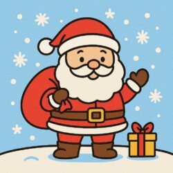 Free Christmas Coloring Pages For Kids - Origin image
