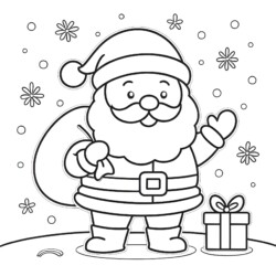 Free Christmas Coloring Pages For Kids - Printable Coloring page