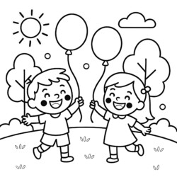 Fun Coloring Pages For Kids - Printable Coloring page