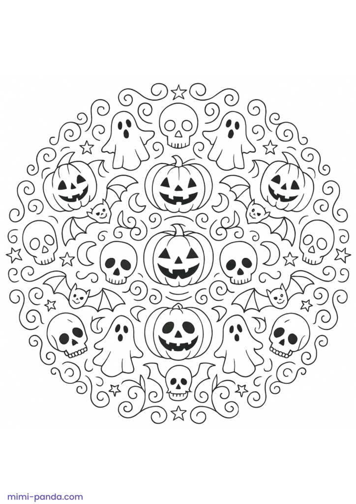 Halloween Coloring Book 5