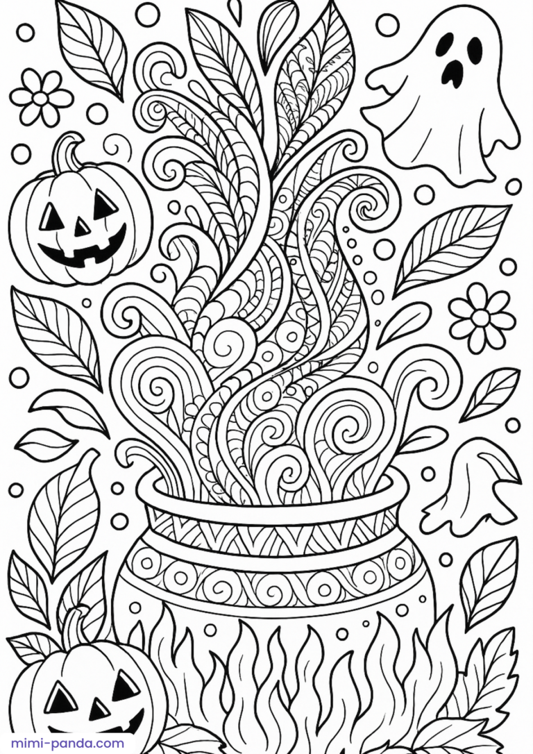 Halloween Coloring Book 3