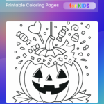 Halloween Coloring Book for Kids