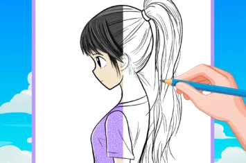 How to Draw an Anime Ponytail – Step-by-Step Guide to Drawing