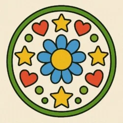Mandala Coloring Pages For Kids - Origin image