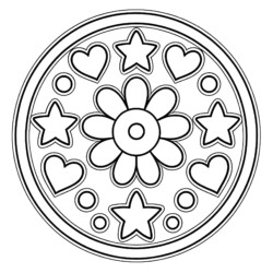 Mandala Coloring Pages For Kids - Printable Coloring page