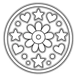 Mandala Coloring Pages For Kids - Printable Coloring page