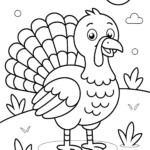 Turkey Coloring Pages For Kids
