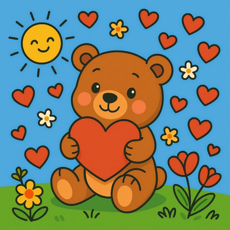 Valentine Coloring Pages For Kids | Coloring Pages Mimi Panda