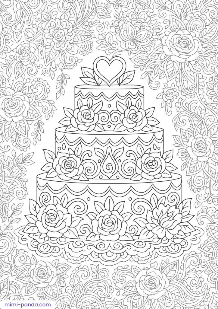 Wedding Coloring Book 2