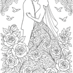 Wedding Coloring Book