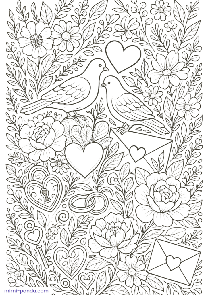 Wedding Coloring Book 5